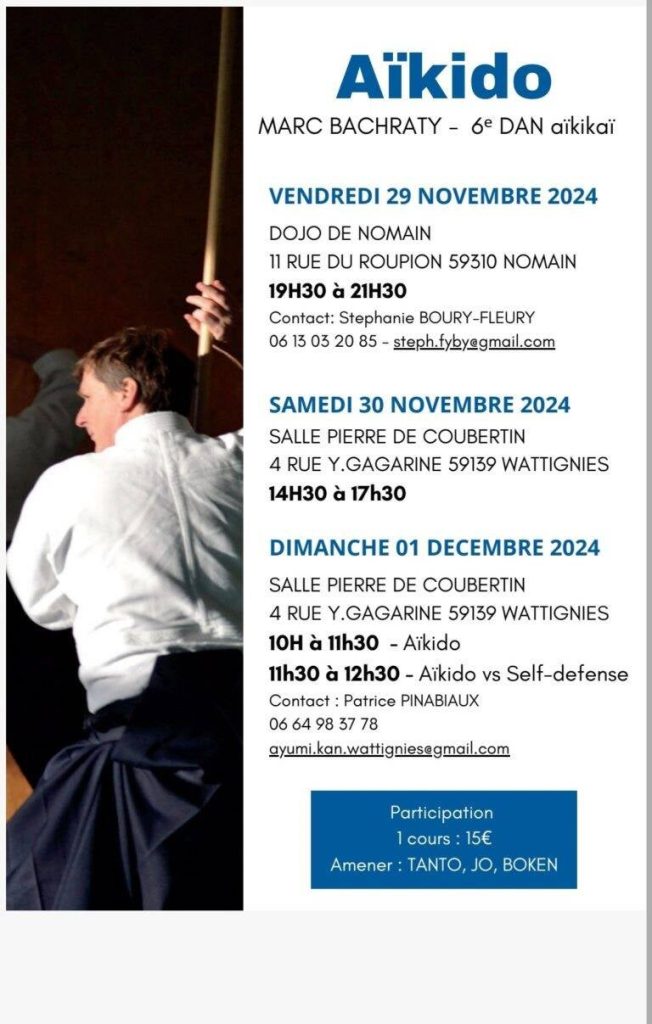 Affiche – Stage Bachraty – 29 novembre au 1er décembre 2024
