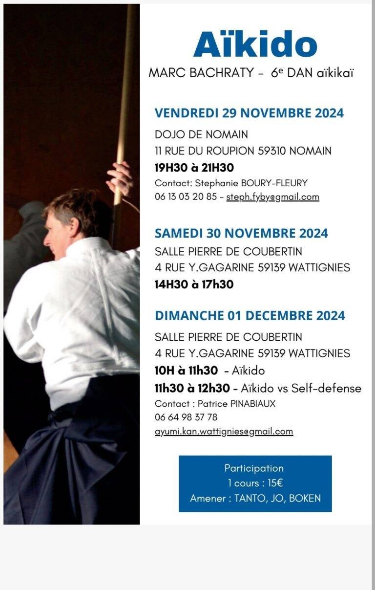Affiche – Stage Bachraty – 29 novembre au 1er décembre 2024