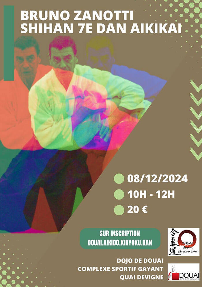 Affiche – Stage Zanotti – Douai – 8 décembre 2024