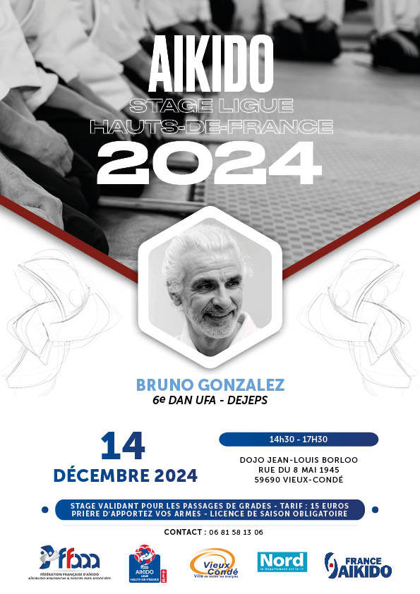Affiche – Stage Ligue Hauts-de-France – B. Gonzalez – 14 décembre 2024