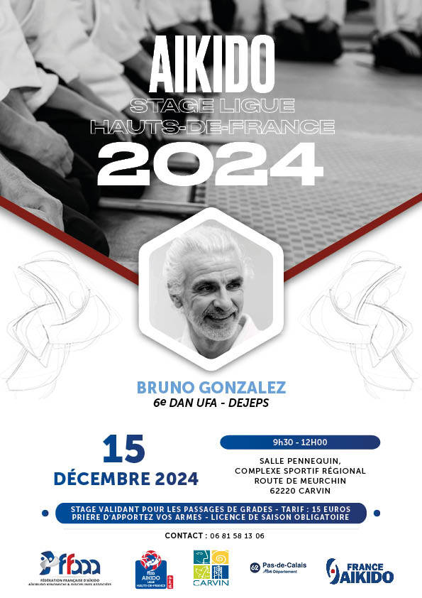 Affiche – Stage Ligue Hauts-de-France – B. Gonzalez – 15 décembre 2024
