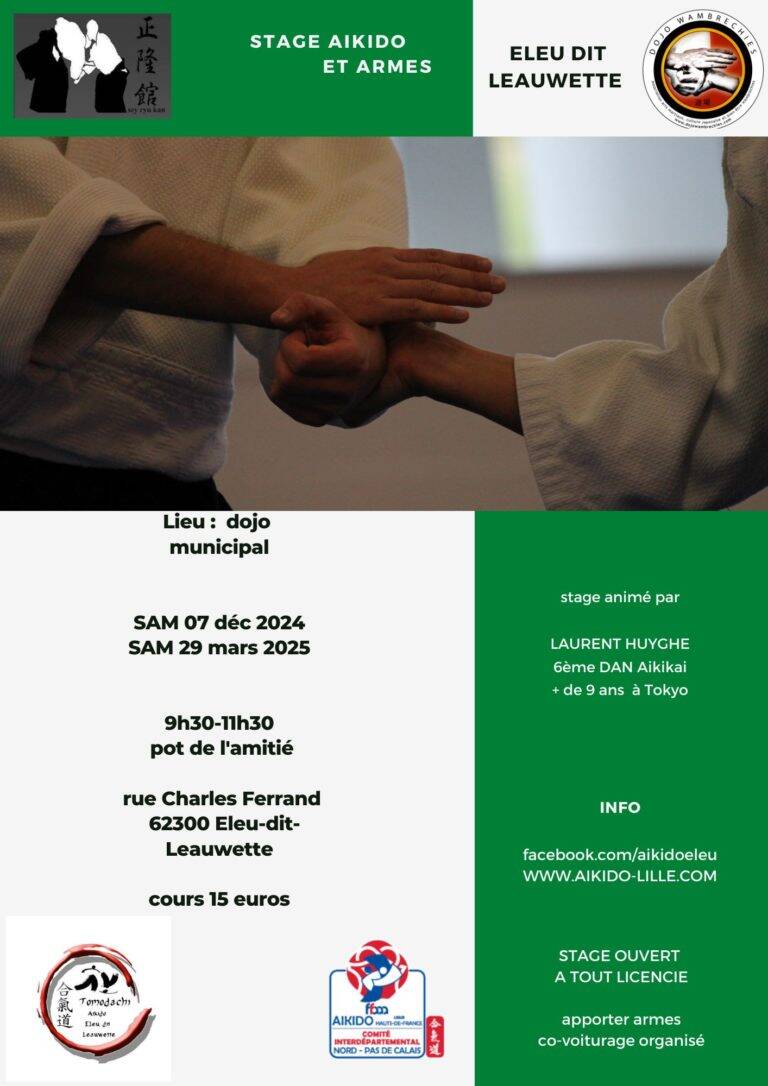 Affiche – Stage Huyghe – Éleu-dit-Leauwette – saison 2024-2025
