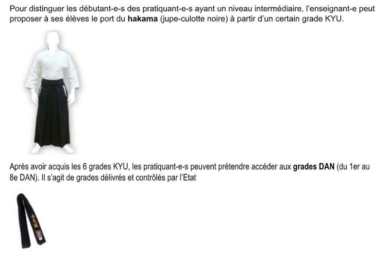 Ceintures et grades