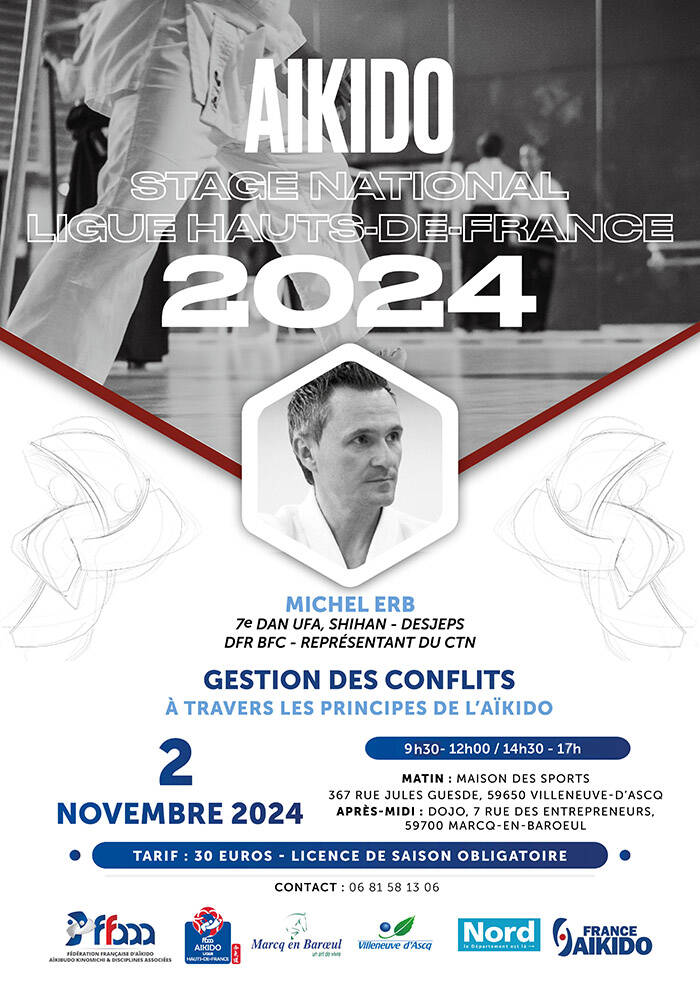 Affiche – Stage Ligue Hauts-de-France – Gestion des conflits